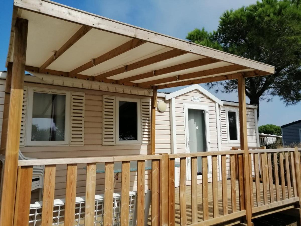 Mobil Home Climatise Camping Novella Port-la-Nouvelle Exteriör bild